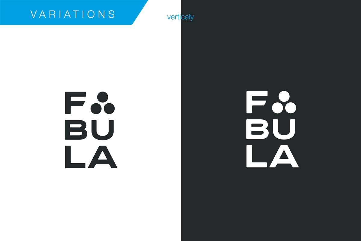 logo design fabula cofee variations