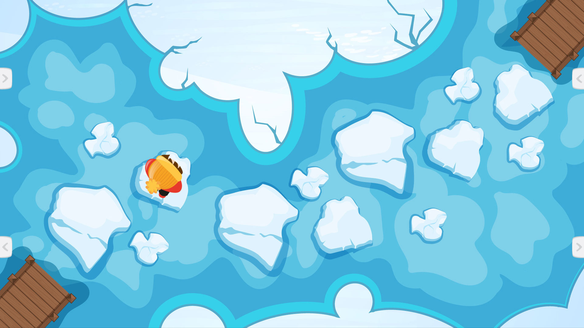 Ice lake Game – interactive eLearning content main